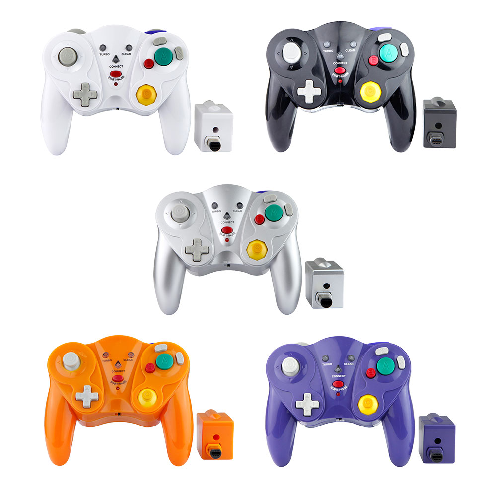2.4G Controller Gamepad Wireless Vibration Joystick for Nintendo Game Cube, Purple, 501 Original
2.4G Controller Gamepad Wireless Vibration Joystick for Nintendo Game Cube, Purple, 501 Original