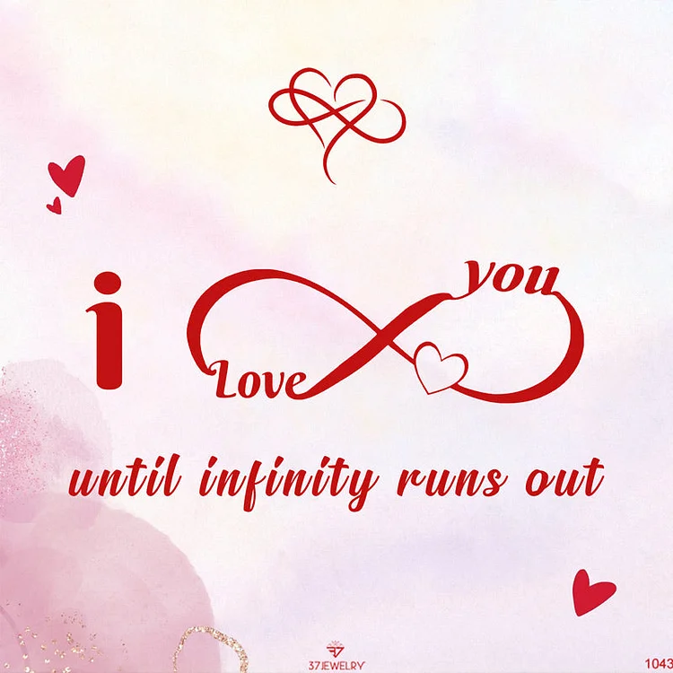 Gift Card - I Love You Until Infinity Runs Out Infinity