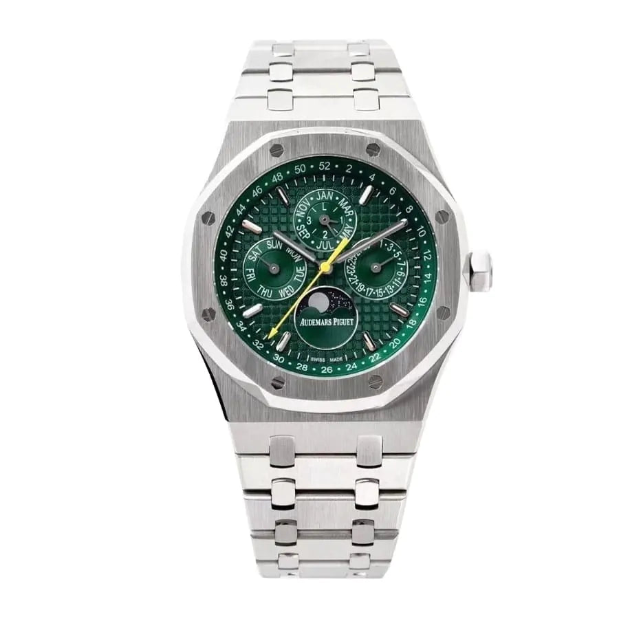 Audemars piguet Royal Oak Perpetual Calendar Green Dial Watch 41MM