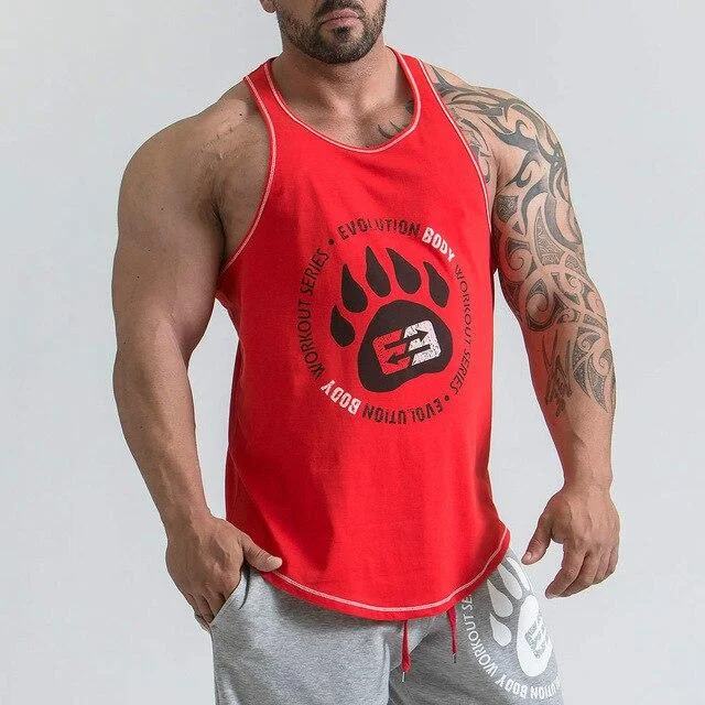 Men Bodybuilding  Shirt Clothing Vest
