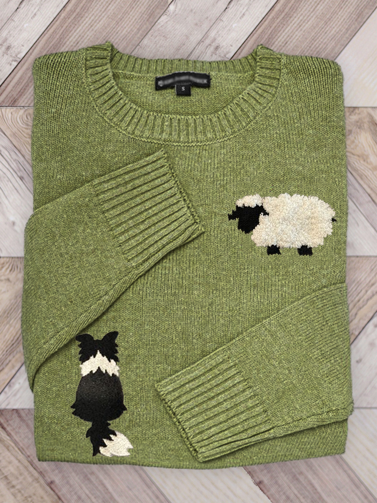 Border collie sweater hotsell