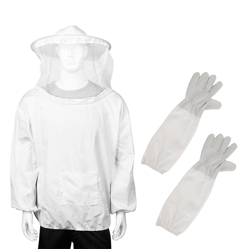 1pc Protective Beekeeping Suit Safe Gloves Bite Protection Veil Hood Body, 501 Original
1pc Protective Beekeeping Suit Safe Gloves Bite Protection Veil Hood Body, 501 Original
