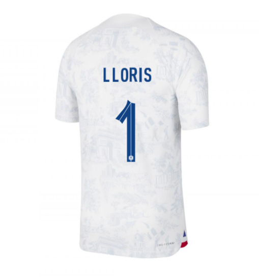 France Hugo Lloris 1 Away Shirt Kit World Cup 2022