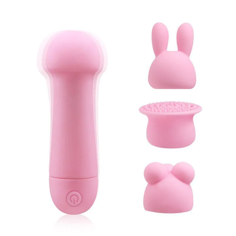 10 Frequency Vibrator G Spot Stimulator With Attachment Heads Massager Rosetoy Official