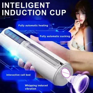 pornhint Pornhint Male Masturbators Auto Heating Suck Masturbation Cup Handsfree Stroker Sex Toys