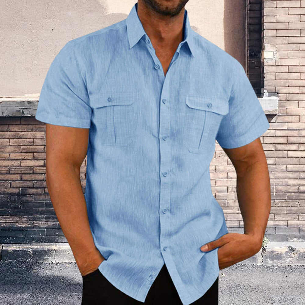 2023 nuova camicia alla moda semplice estiva