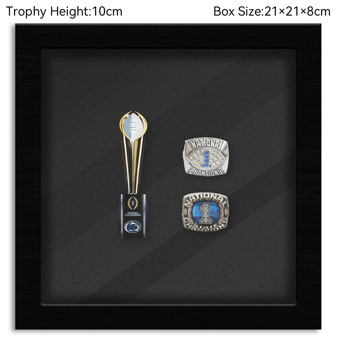 Penn State Nittany Lions College CFP National Championship NCAA Trophy&Ring Box