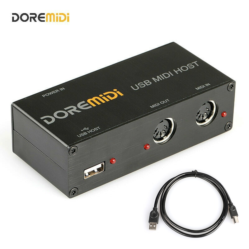 DOREMiDi USB MIDI Host Box MIDI Host USB to MIDI Converter