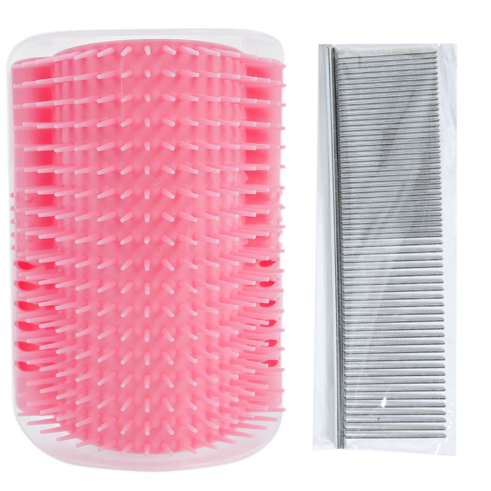 Corner Pet Brush Plastic Scratch Bristles Arch Massager Self Grooming Comb, Dark blue, 501 Original
Corner Pet Brush Plastic Scratch Bristles Arch Massager Self Grooming Comb, Dark blue, 501 Original