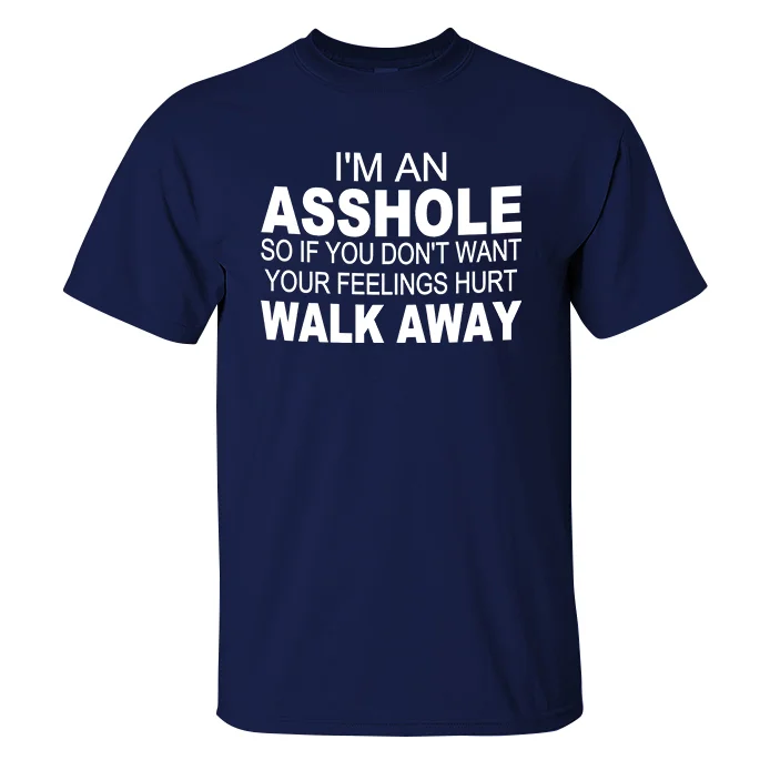 I'm An Asshole Printed Men's T-shirt