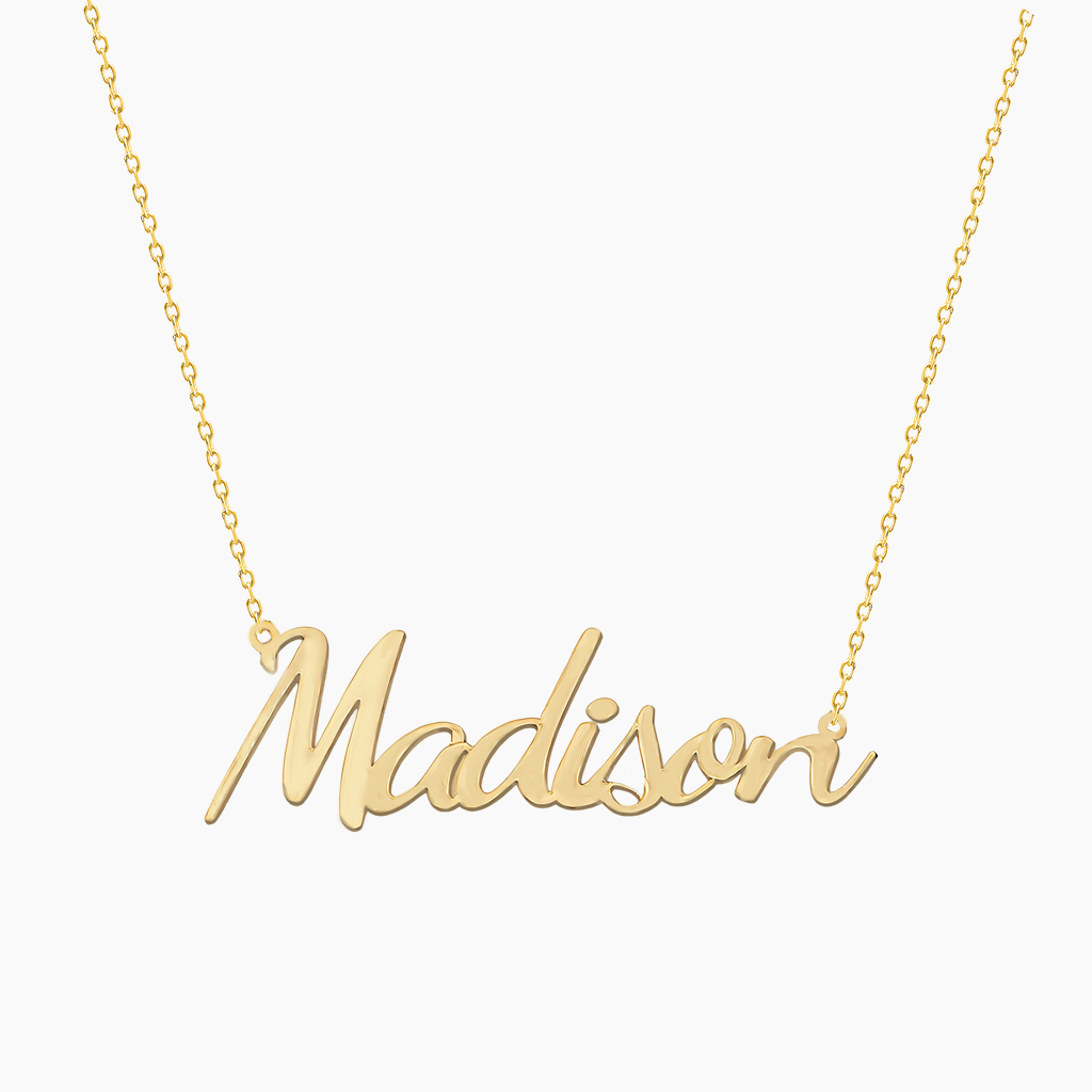 Classic Script Name Necklace