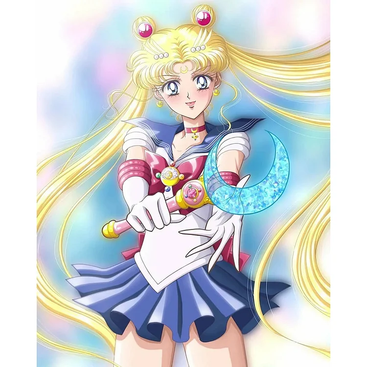 Sailor Moon - Full Round - Diamond Painting (30*40cm)