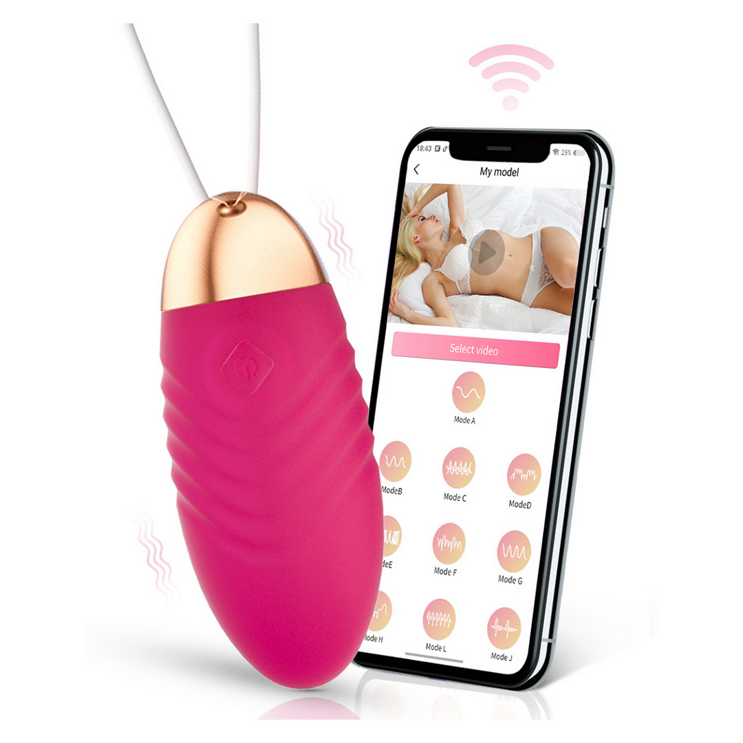 App Remote Control 10 Frequency Egg Vibrator