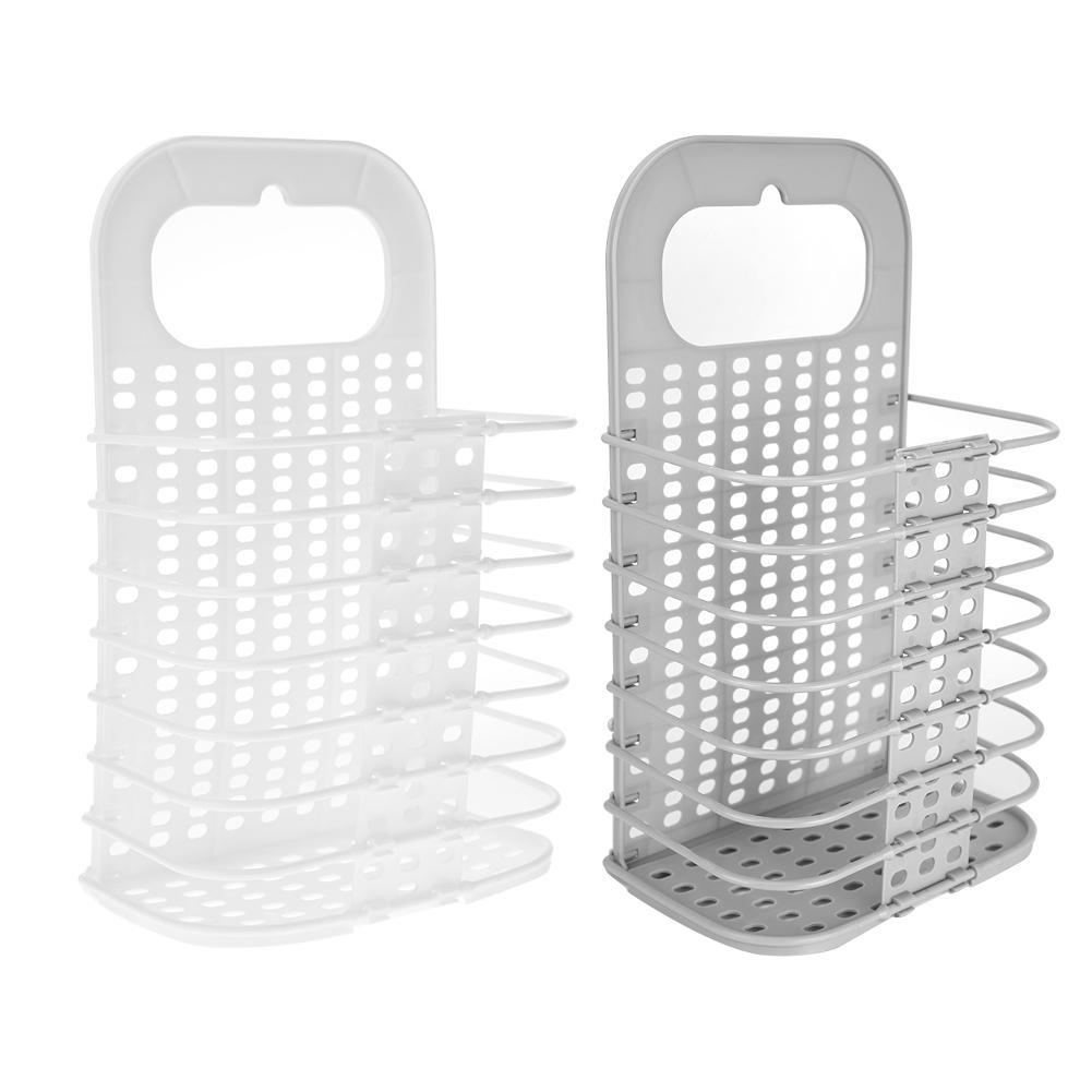 Plastic Folding Wall Hanging Laundry Basket Dirty Clothes Storage Organizer, Grey, 501 Original
Plastic Folding Wall Hanging Laundry Basket Dirty Clothes Storage Organizer, Grey, 501 Original