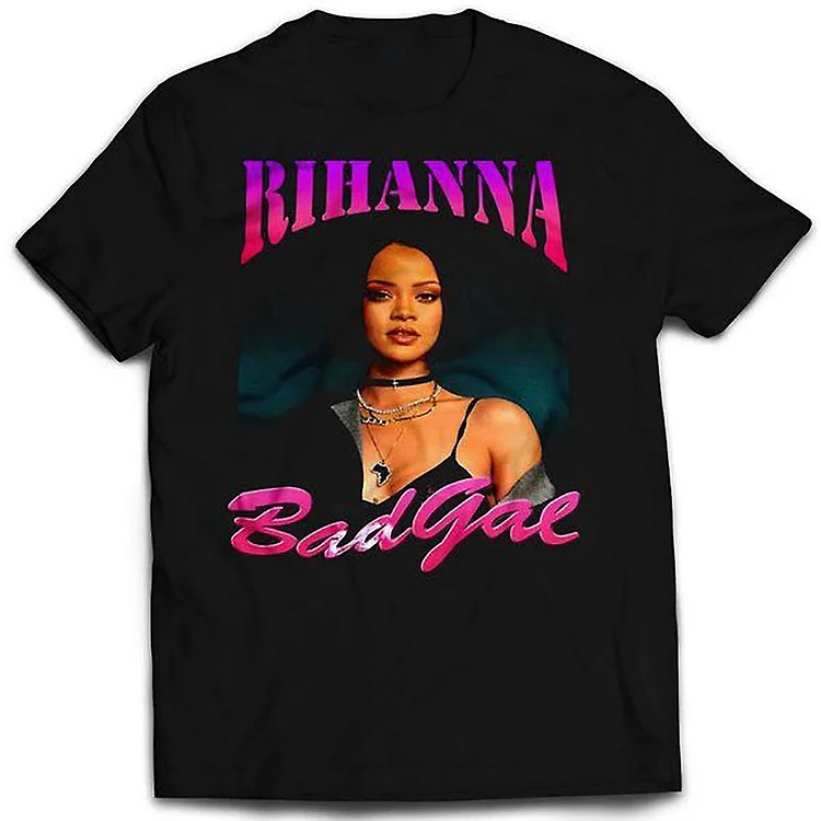 Rihanna Hip Hop Rap Tour Badgae T-shirt