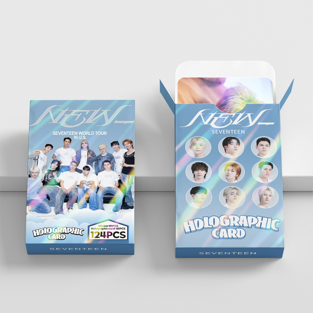 2025 SEVENTEEN World Tour NEW Tour 124 PCS Laser Photocard