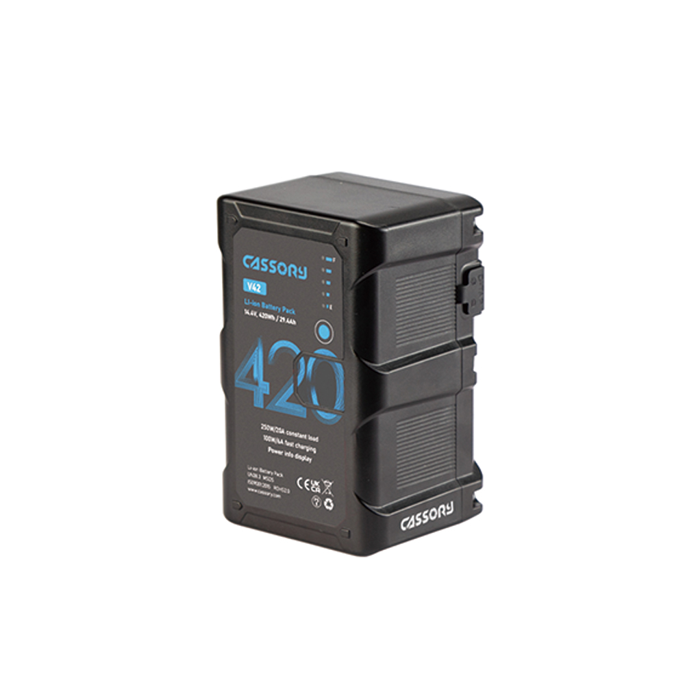 V42 420Wh Large Capacity V-mount Battery