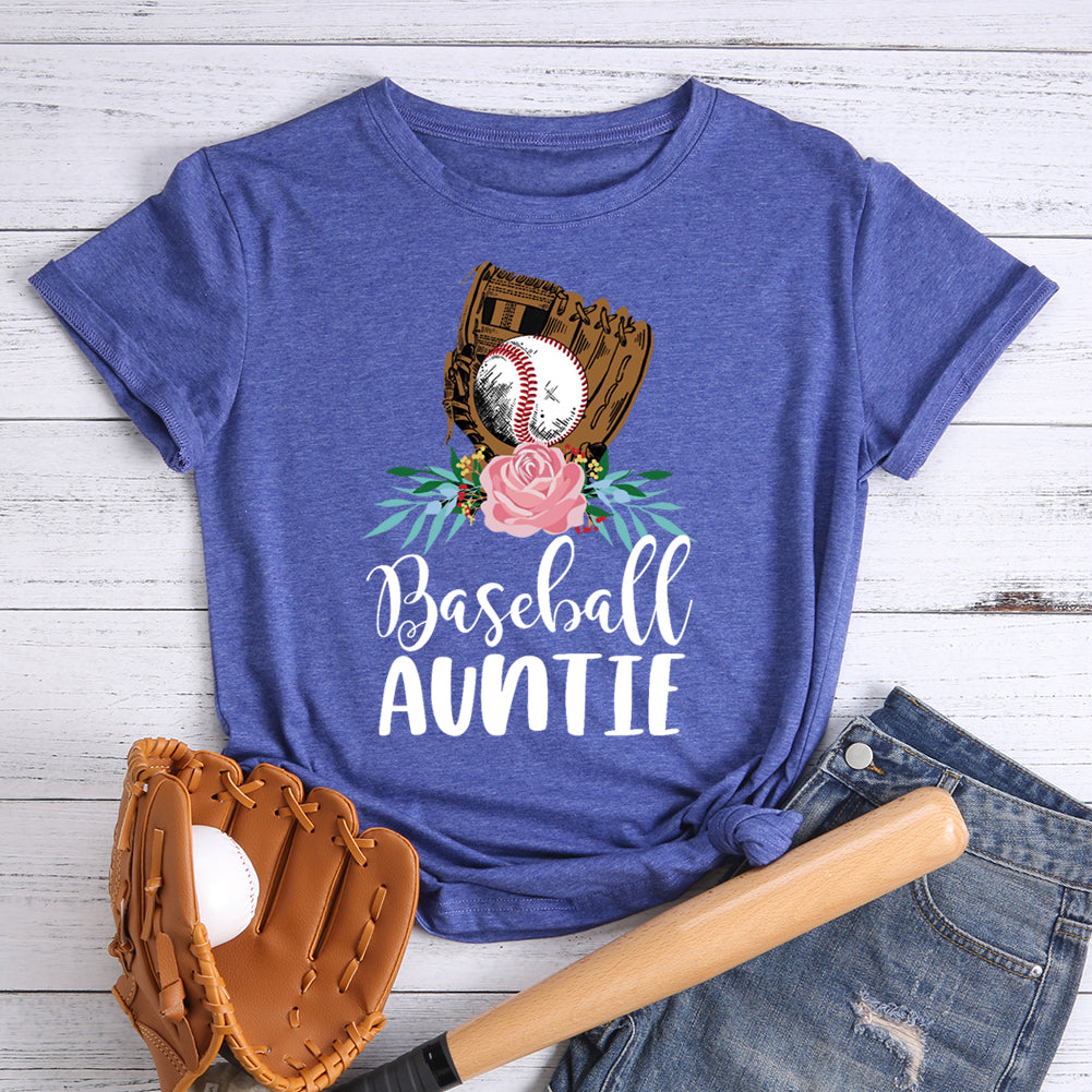 Cute baseball auntie  T-shirt Tee -06481-Guru-buzz