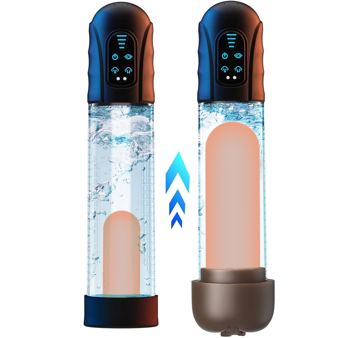 Water Penis Pump Male Sex Toys Waterproof Automatic Penis Enlarger Extend  Pump