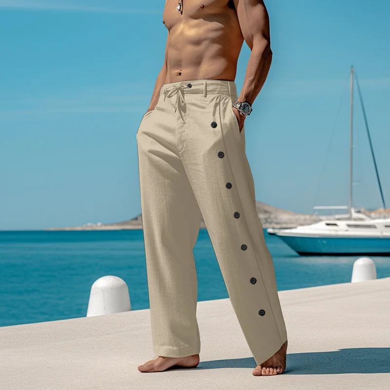 Men's Linen Casual Pants-inspireuse