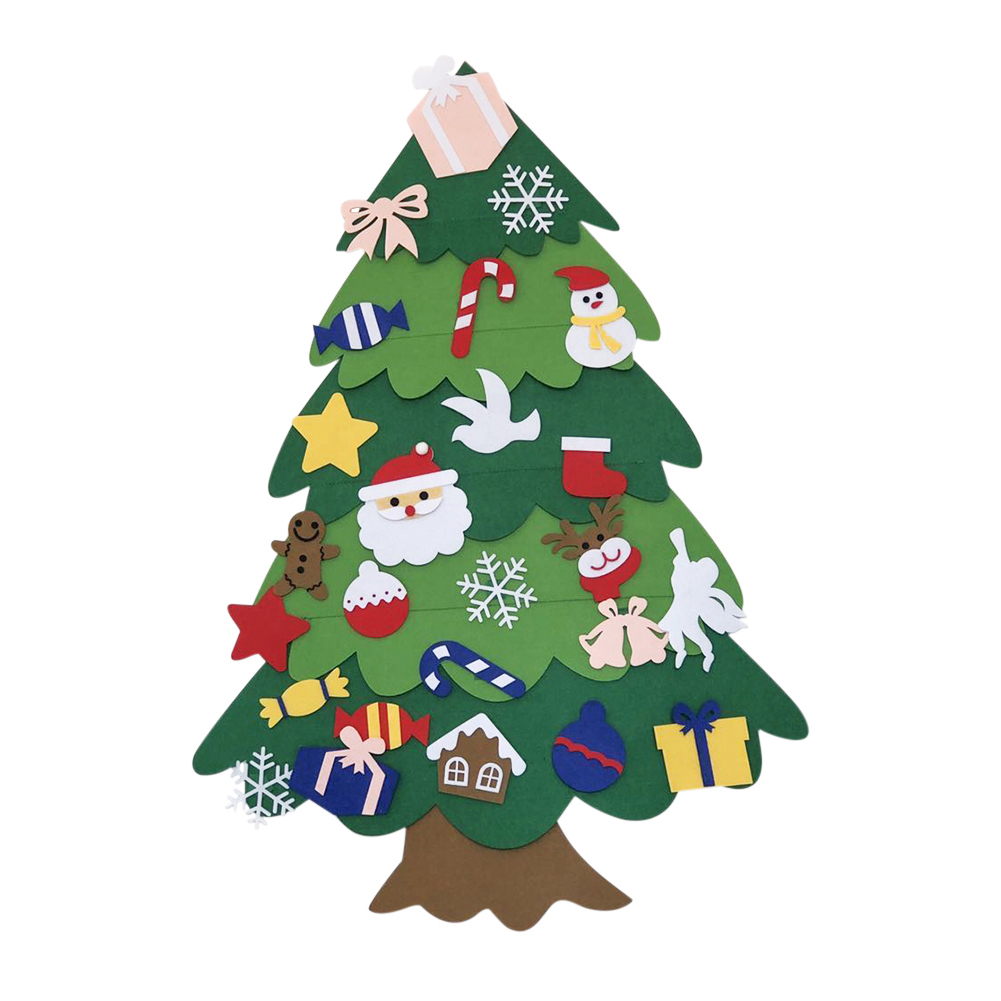 DIY Felt Christmas Tree Handmade Door Home Xmas Tree Ornaments Decoration, 501 Original
DIY Felt Christmas Tree Handmade Door Home Xmas Tree Ornaments Decoration, 501 Original