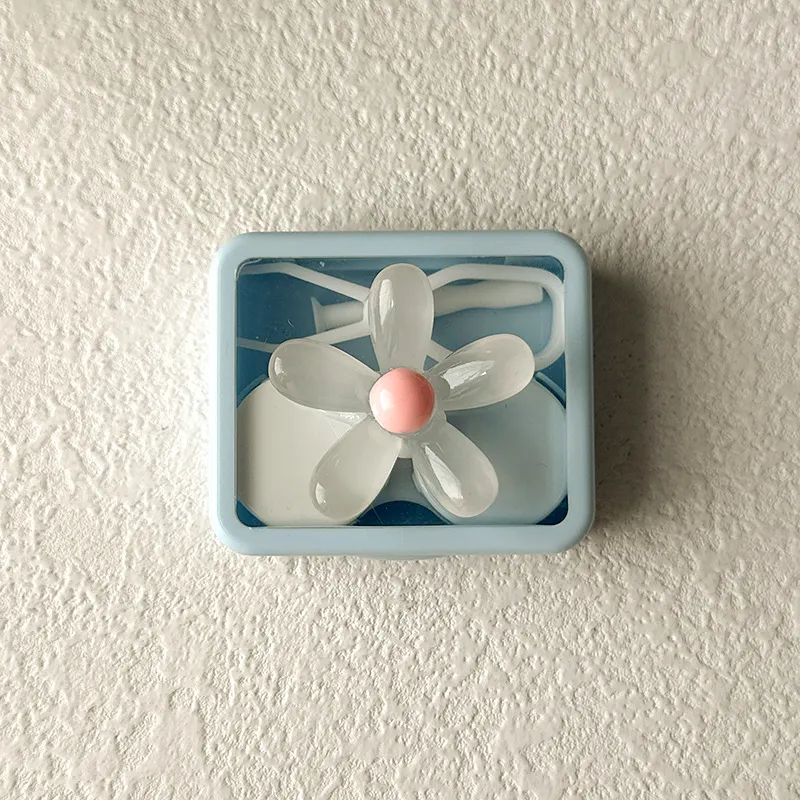 Pastel Blossom Coloured Contact Lens Case