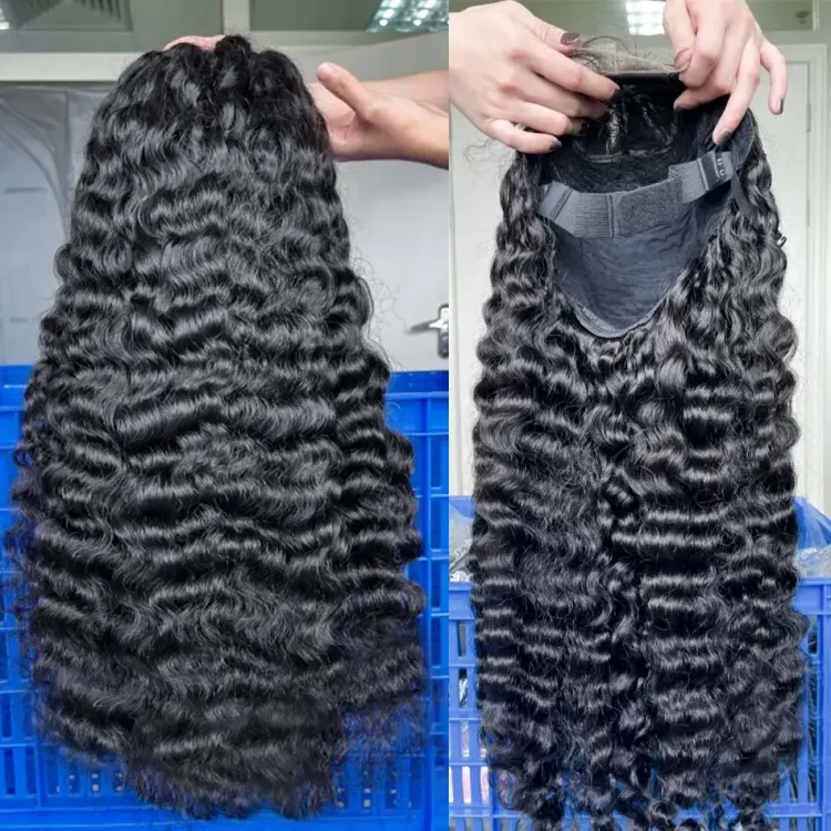 Burmese Curly Realistic Knotless 13x4 Lace Front Wig
