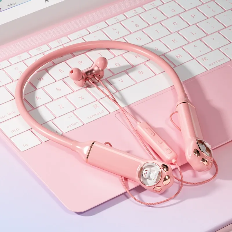 Bluetooth Neckband Headphones – Wireless Around-the-Neck Earbuds