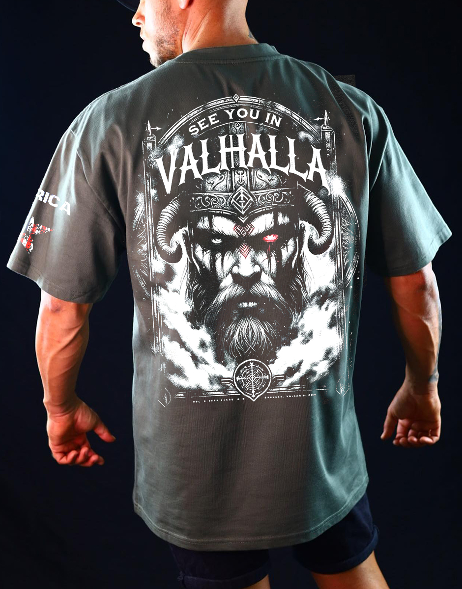 Men's Valhalla Print T-Shirt / TECHWEAR CLUB / Techwear
