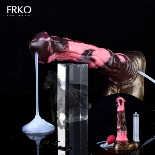 pornhint Pornhint Soft Silicone Dild_ Spray Liquid Strong Suctions Penis Female G-Spot Sex Toy