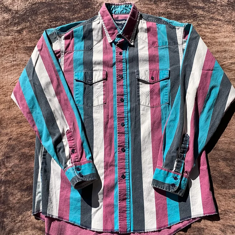 Men's Vintage Wrangler Western Shirt
