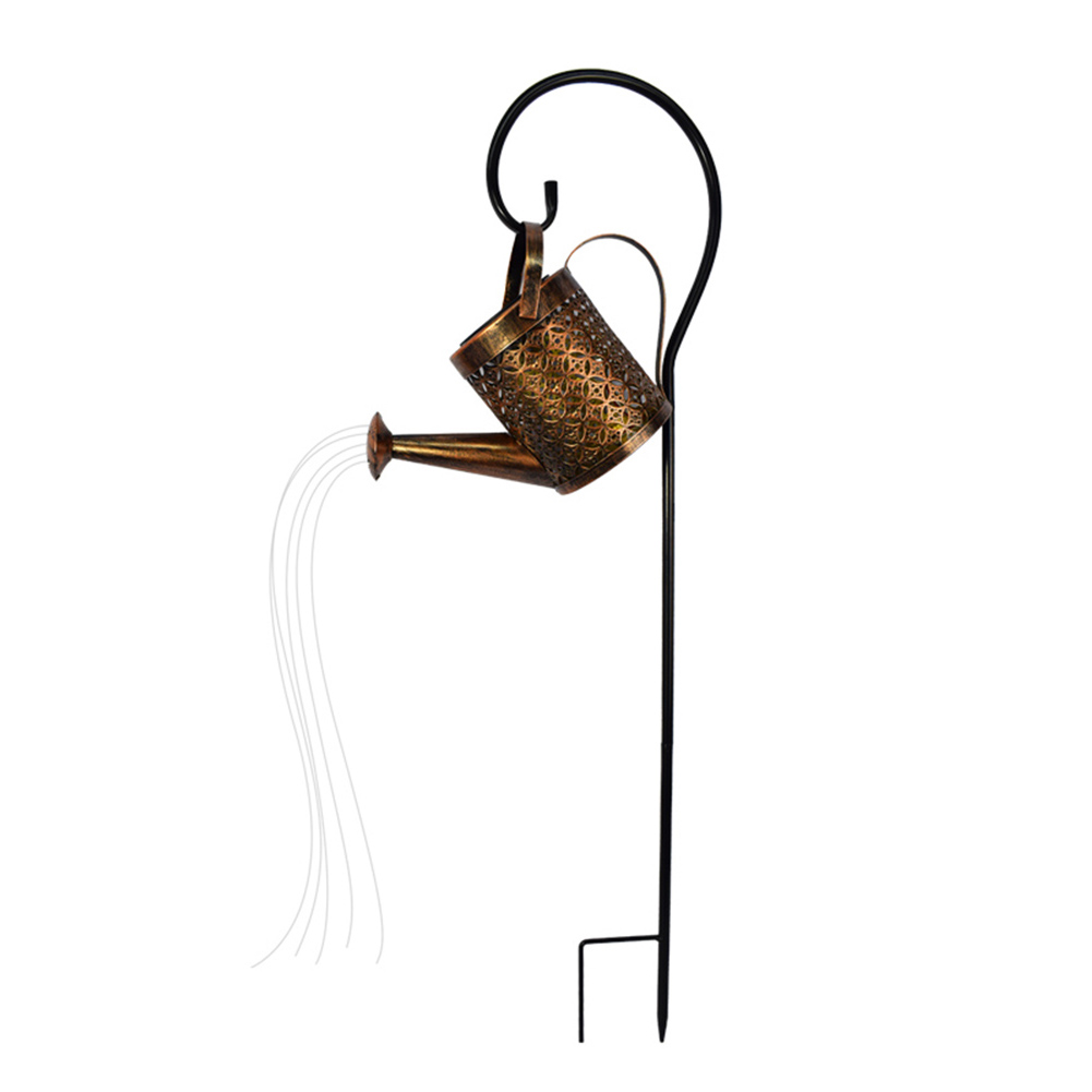 Hollow Wrought Iron Lamp Solar Watering Can Fairy Light Garden Decoration, 501 Original
Hollow Wrought Iron Lamp Solar Watering Can Fairy Light Garden Decoration, 501 Original