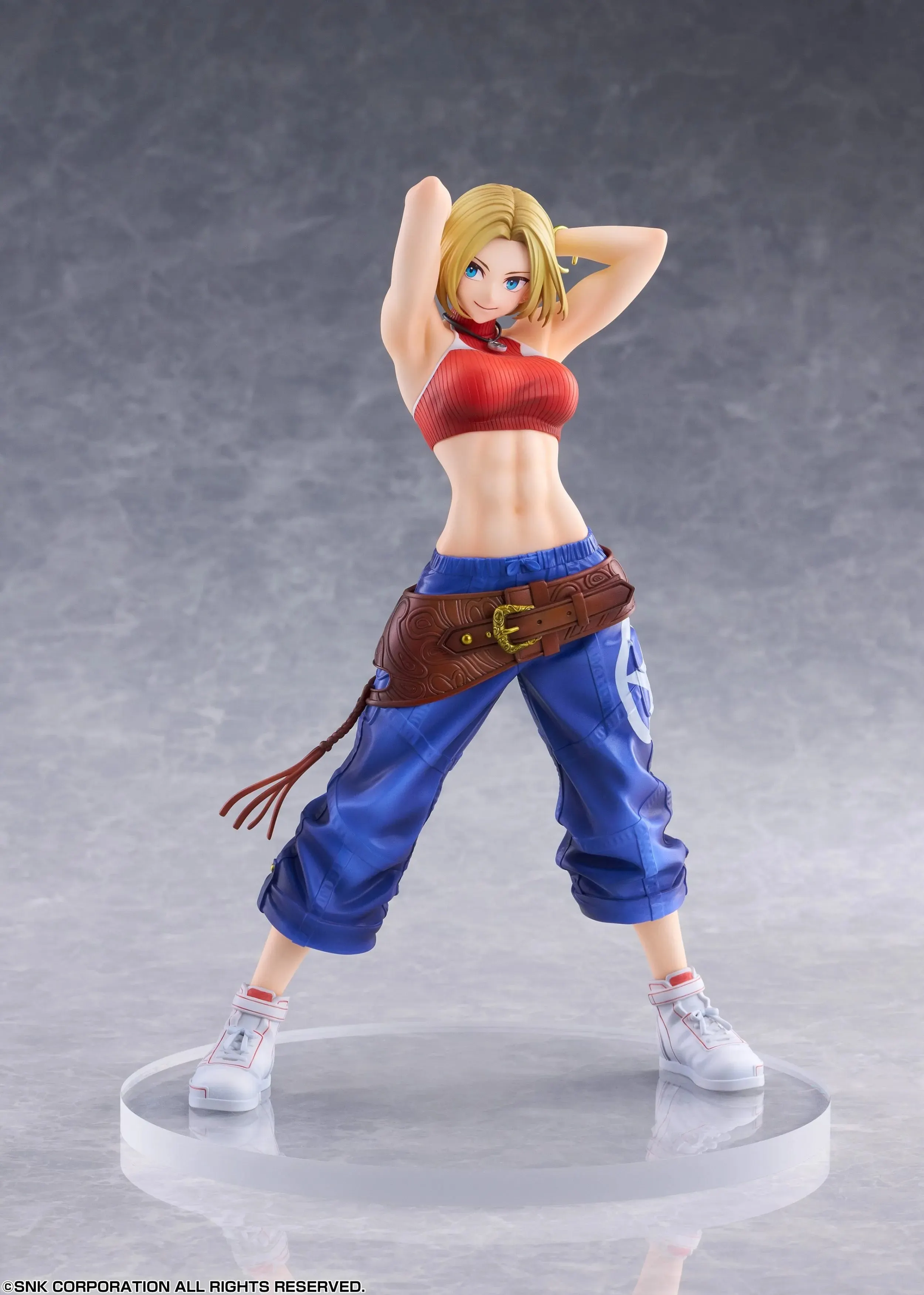 GOLDENHEAD+ - Fighting Girls Collection THE KING OF FIGHTERS XV Blue Mary 1/7 Complete Figure (Licensed)-