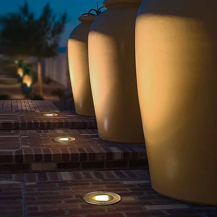 Ultra-thin Outdoor Embedded Ground Lights LED Landscape Lighting for Courtyard Lawn - Appledas