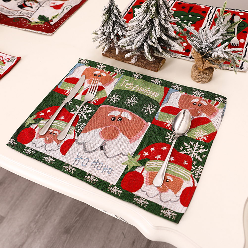 Christmas Table Mat Heat Insulation Placemat Coaster for Restaurant Dinner, 501 Original
Christmas Table Mat Heat Insulation Placemat Coaster for Restaurant Dinner, 501 Original