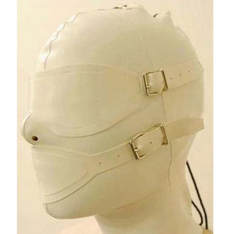 pornhint Pornhint Full Cover Latex Hood with Removable Eyes and Mouth Masks Rubber Mask Club Wear Toy