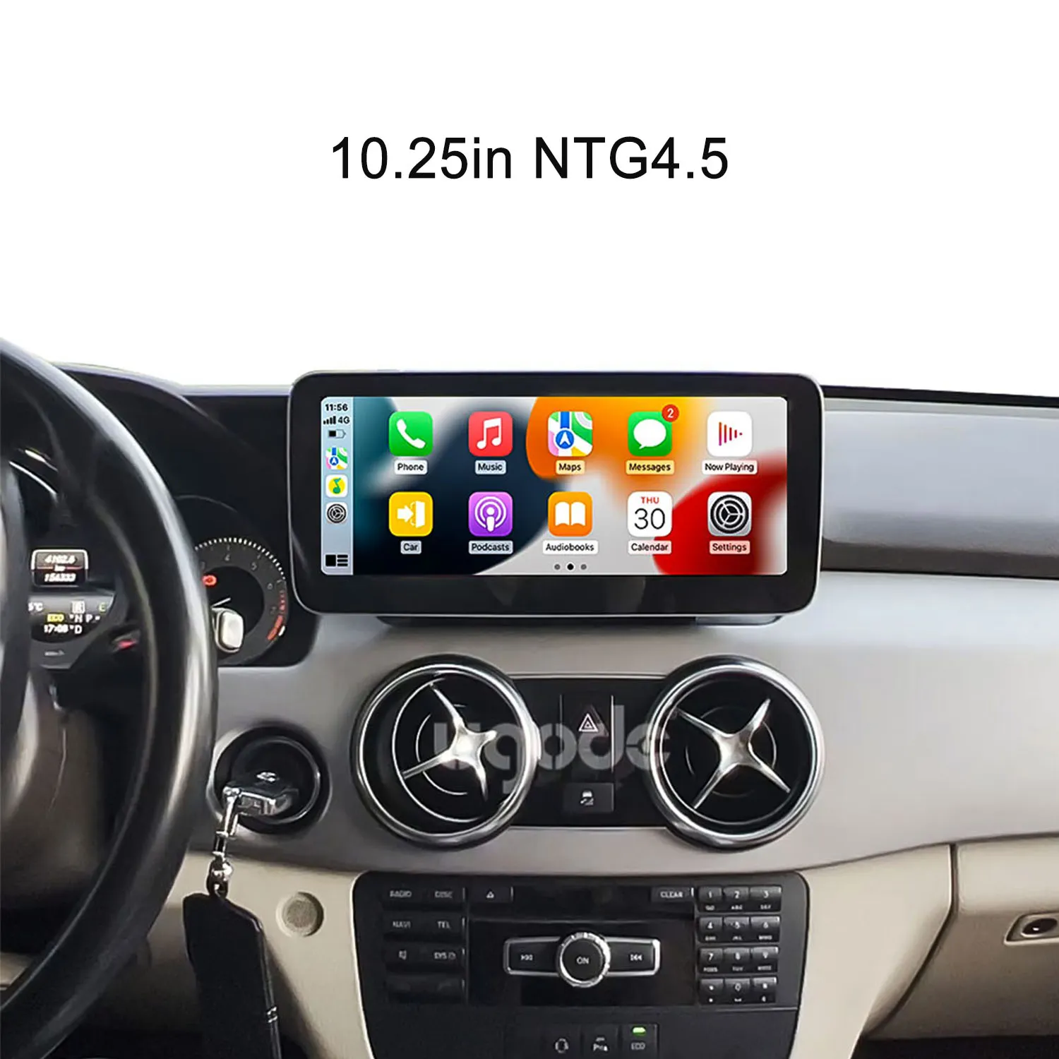 For Mercedes Benz GLK 300 320 350 2009-2016 year Android Screen Apple CarPlay Car Radio Car Stereo GPS