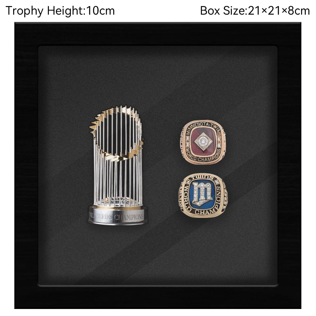 Minnesota Twins MLB Trophy And Ring Box
