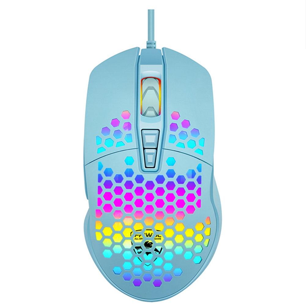 V9 Honeycomb Shell USB Wired Gaming Mouse RGB Backlight Gamer Mice (Green, 501 Original
V9 Honeycomb Shell USB Wired Gaming Mouse RGB Backlight Gamer Mice (Green, 501 Original