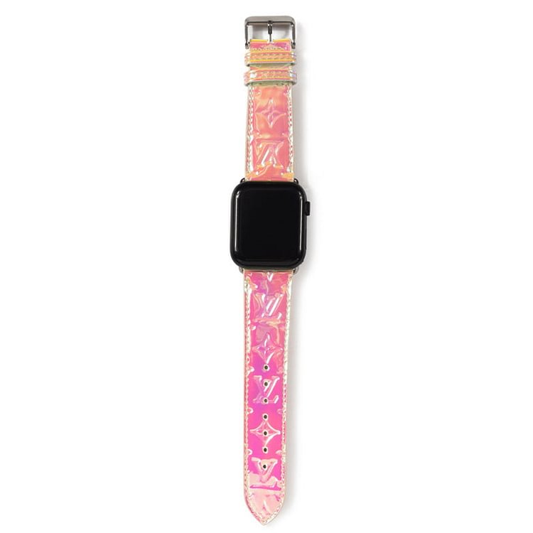 【人気上昇中】Apple Watchバンド 時計 ベルト 高級バンド 交換用 変色 パテントレザー 全5色