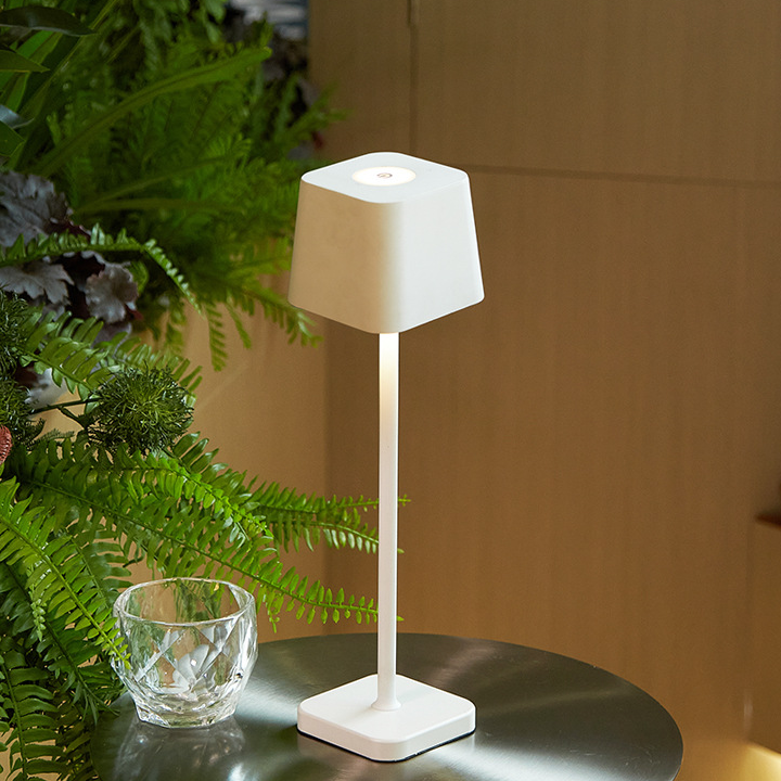 Rechargeable Cordless Table Lamp - 360° Shadowless Lighting Dimmable Waterproof Metal Light - Appledas