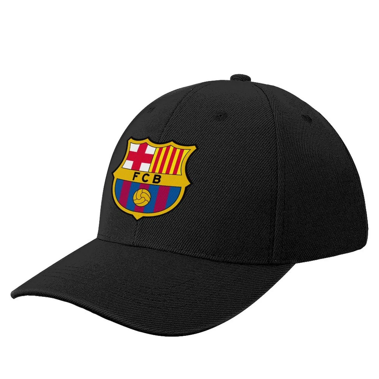 Cadeau Foot Barca FC Barcelone Casquette Enfant Officielle - Casquette Barça Taille Réglable Jaune Casquette La