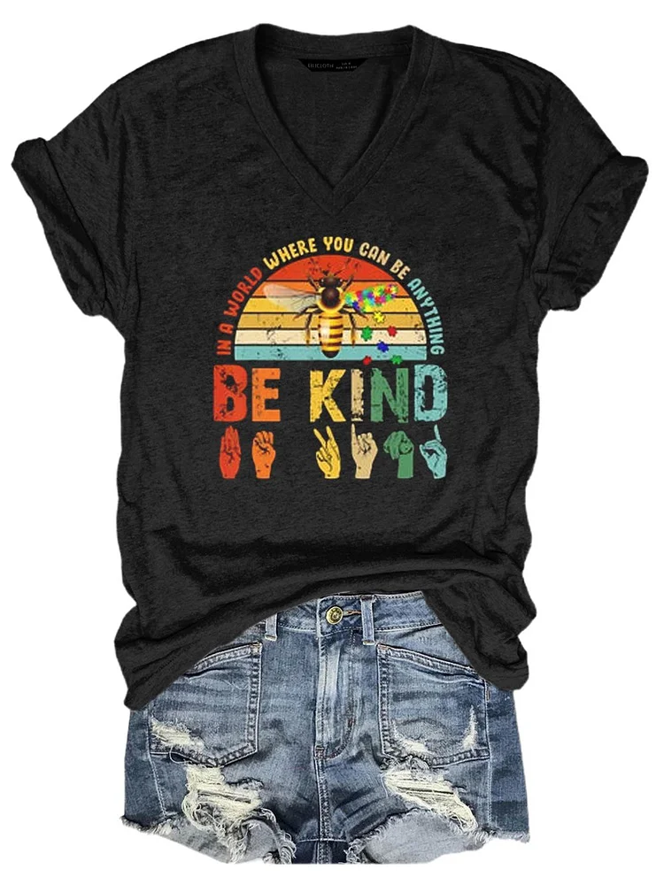 Bestdealfriday In A Word Where You Can Be Anything Be Kind Shirt 11283684