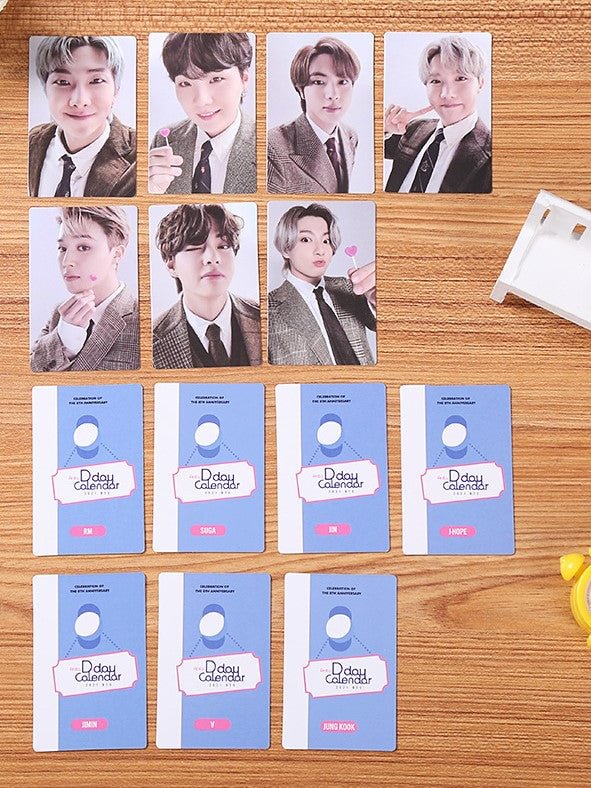 BTS 8 years Portrait Photo Pack Set of 7