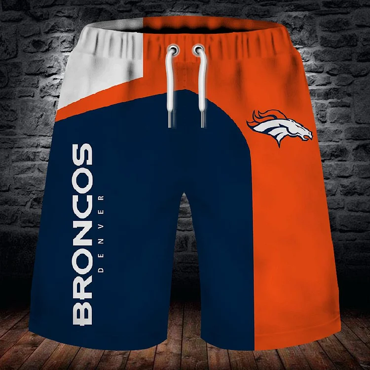 Denver Broncos Summer Beach Shorts
