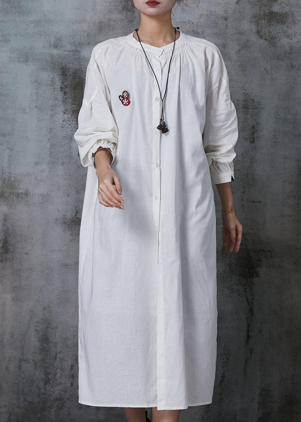 elegant wrap dresses for wedding guests 27 guest from Amazon that reviewers in their 40s love Size:S-M Cotton-blend T-shirt dress in Silhouette:FIT & FLARE