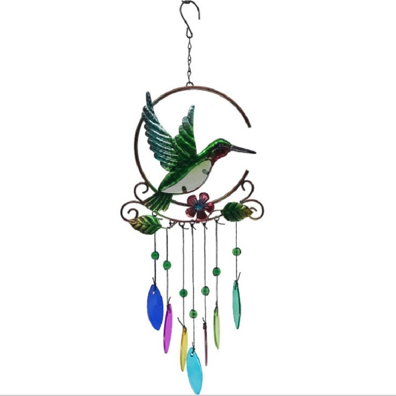 Hummingbird Metal Wind Chime Glass Pendant Creative Iron Craft Decoration, 501 Original
Hummingbird Metal Wind Chime Glass Pendant Creative Iron Craft Decoration, 501 Original