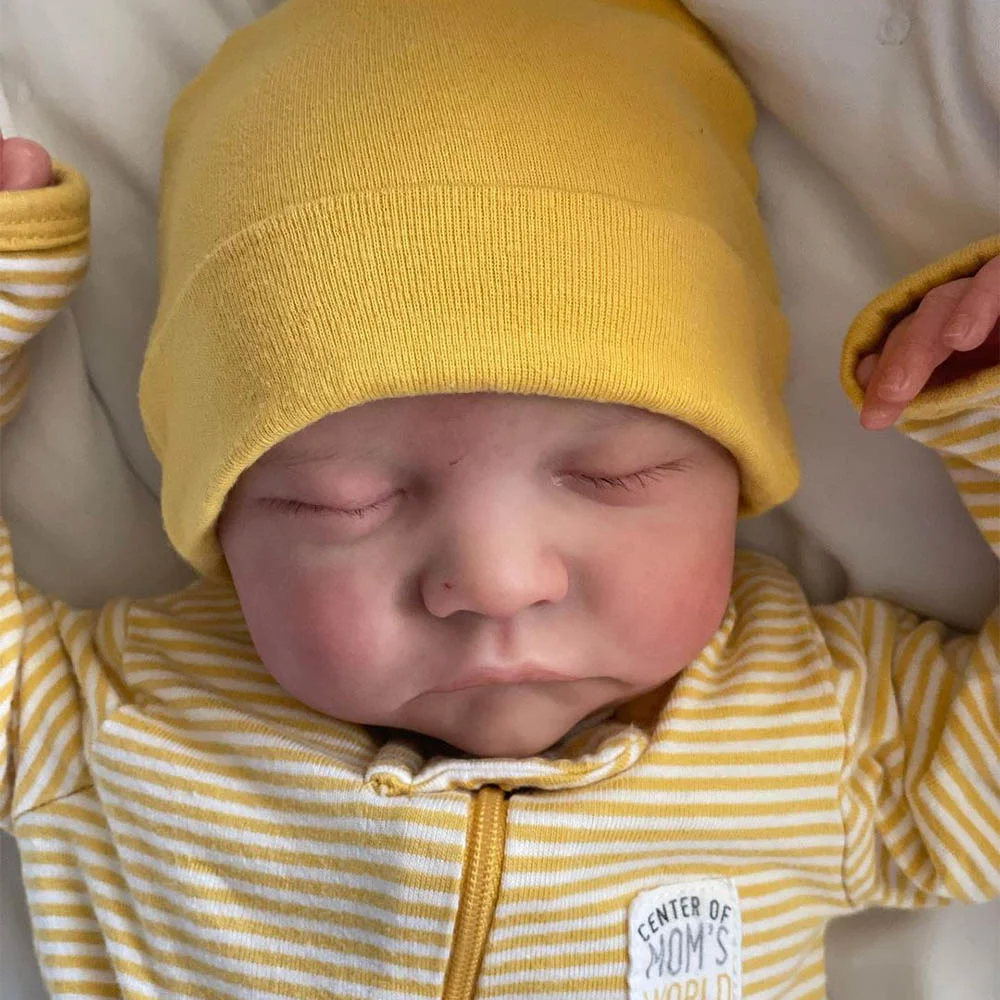 20" Reborn Sleeping Newborn Twins Boy and Girl Soft Silicone Baby Dolls Named Qunsa and Asicen -Creativegiftss® - [product_tag] RSAJ-Creativegiftss®
