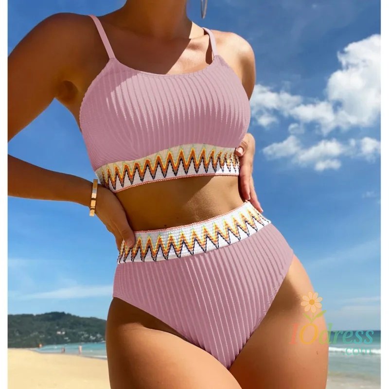 IO Dress Sexy High Waist Bikinis 2025 Swimsuits Women's Swimwear Push Up Female Beach Swimming Wear Bathing Suits Bikini Set Pool Bather