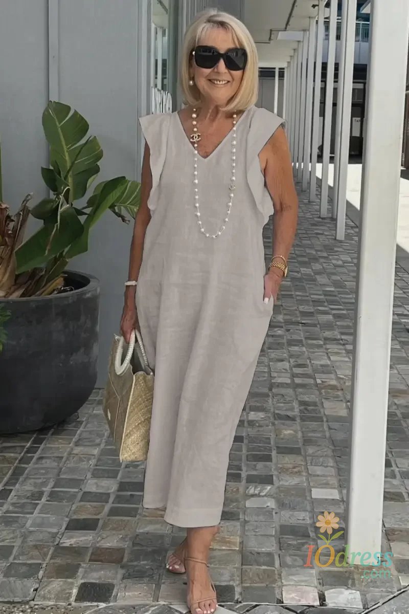 IO Dress 2025 Spring Women Dress Long White Butterfly Sleeve Strappy Loose Dresses Female New Spring Elegant Casual Trendy Ladies Clothes